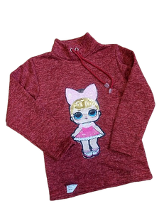 Водолазка реглан дитяча для дівчинки тепла на байці р.30,32. Від 4ш по 89грн