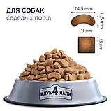 Клуб 4 Лапи DOG Adult Medium Breeds Chicken для дорослих собак середніх порід, з куркою 2кг, фото 2