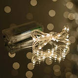 Гірлянда світлодіодна нитка на 2 батарейках, 20 LED, 2 метри, комплект із 5 штук, фото 6