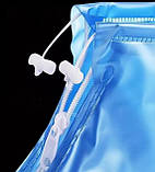 Бахіли вуличні чохли-дощовики для взуття Cover for rain shoes Сині, фото 2