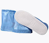 Бахіли вуличні чохли-дощовики для взуття Cover for rain shoes Сині, фото 6