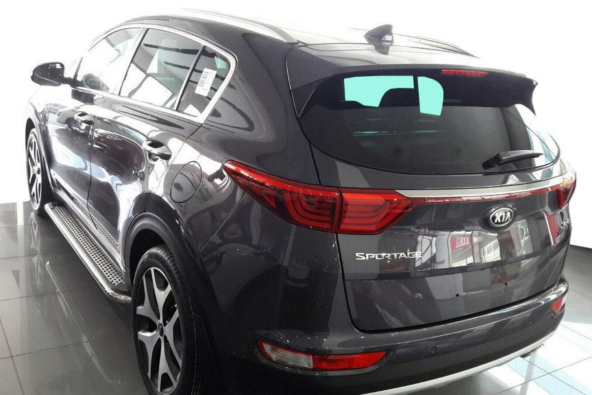Бічні пороги Maydos V2 на Kia Sportage 2015-2021 Пороги майданчика Кіа Спортейдж 2 шт.