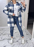 Жіноча сорочка в клітинку, фото 3