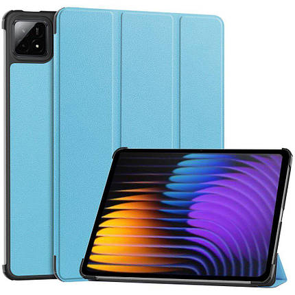 Чохол книжка Crazy Horse на Xiaomi Pad 7 (11.2") / блакитний, фото 1