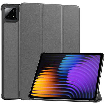 Чохол книжка Crazy Horse на Xiaomi Pad 7 (11.2")/сірий, фото 1