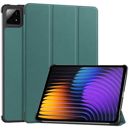 Чохол книжка Crazy Horse на Xiaomi Pad 7 (11.2") / зелений, фото 1
