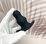 Анальна пробка-тунель силіконова (розмір L): глибока рельєфна стимуляція та можливість комбінованої гри, фото 2