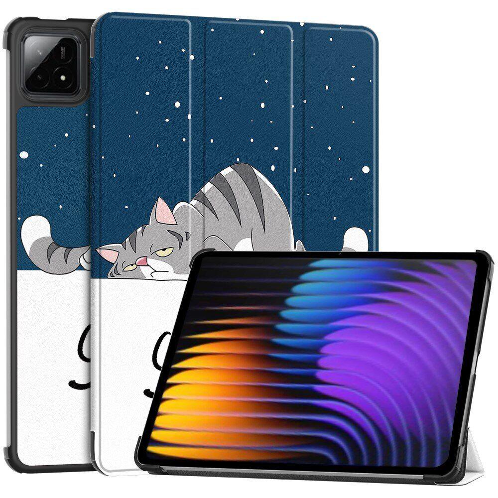 Чехол книжка Crazy Horse на Xiaomi Pad 7 (11.2") / good night