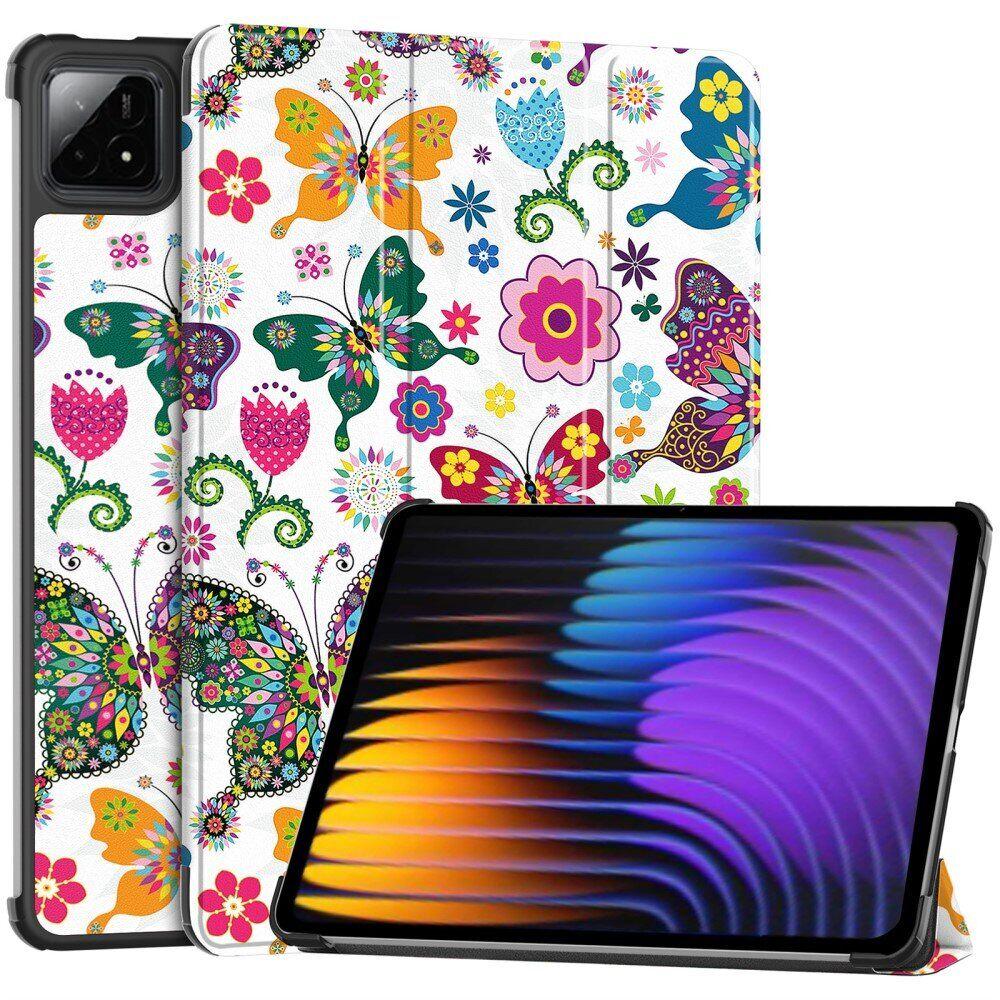 Чехол книжка Crazy Horse на Xiaomi Pad 7 (11.2") / butterfly
