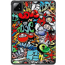 Чехол книжка Crazy Horse на Xiaomi Pad 7 (11.2") / graffiti, фото 4