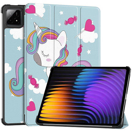 Чехол книжка Crazy Horse на Xiaomi Pad 7 (11.2") / pony, фото 1
