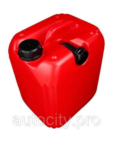 Каністра пластикова 10л (з лійкою) Gasoline, фото 1