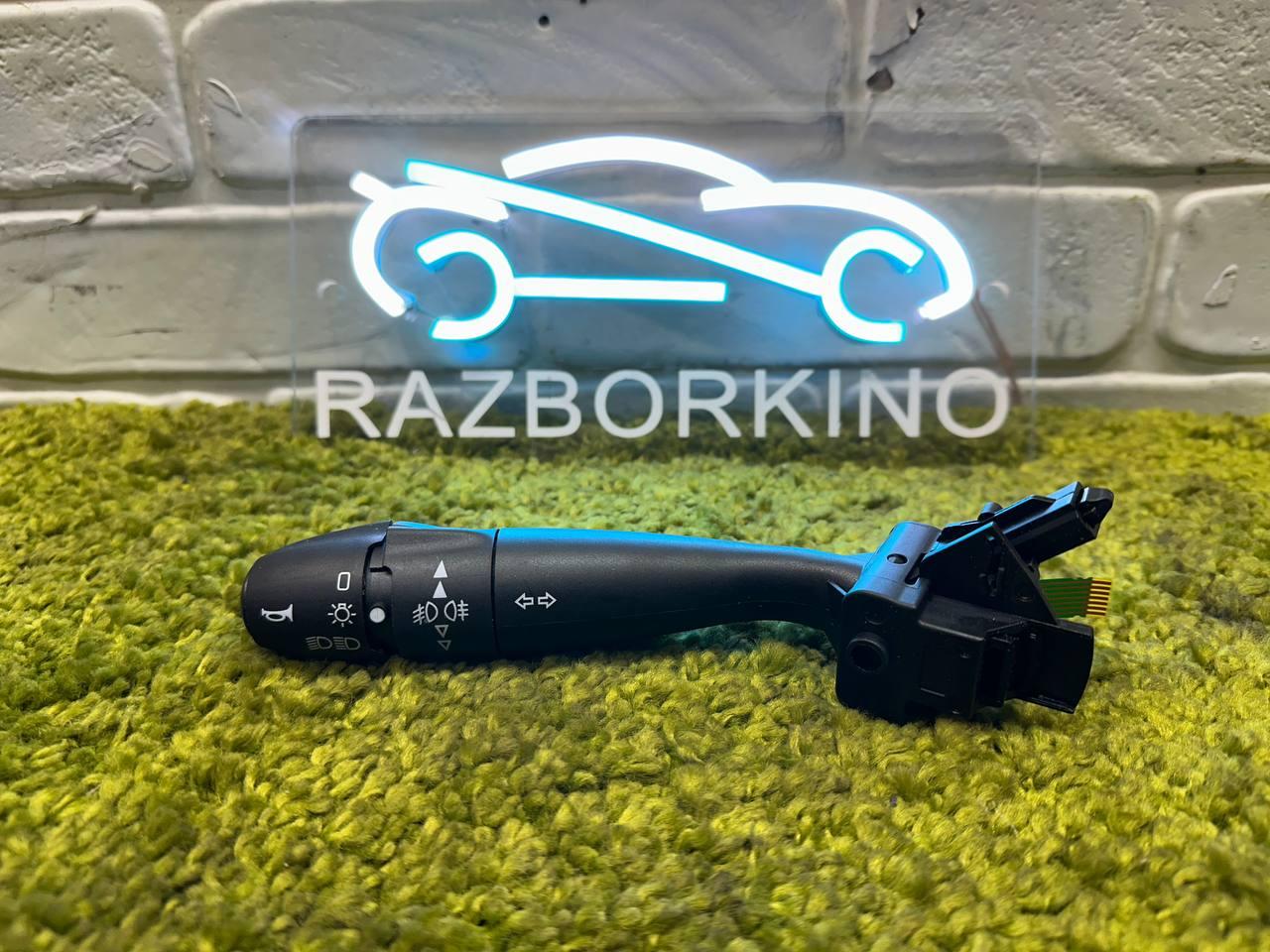 Підрульовий перемикач світла фар (поворотів) Рено Логан 1 новий Renault Logan оригінал 600155136, фото 1