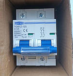 Автоматичний двополюсний вимикач DC 125A 600V 2P TOMZN постійного струму для безпечної комутації та аварійного спрацьовування, фото 4