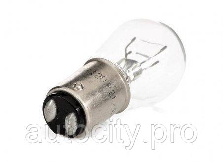 Лампа розжарювання STOP P25 12v 21/5w Ba15d (вир-во Narva)