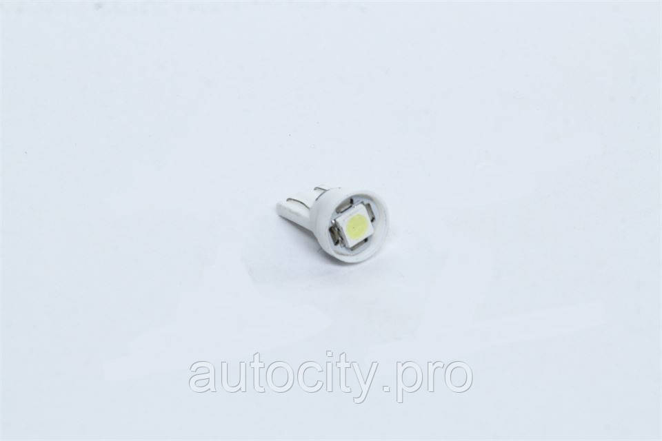 Лампа LED б / ц габарит і панель приладів T10-1 SMD (розмір 5050) 24V WHITE