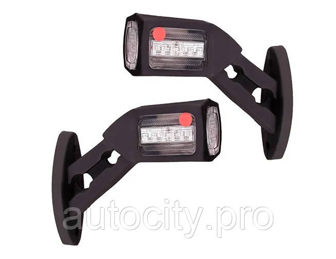 Ліхтар габаритний TH-308 (рога, LED, 12/24V, 13см, компл.) TH-601 Thoc Auto