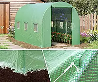 Теплиця парник UP-6м2 2x3м городня збірна теплиця садова дачна готова для будинку дачі з вікнами, фото 4