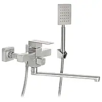 Змішувач для ванної кімнати Mixxus KUB 006 нержавіюча сталь