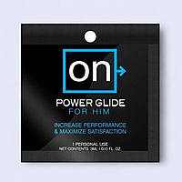 Пробник стимулирующего геля для члена Sensuva - ON Power Glide For Him (3 мл)
