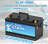 Kepworth 12v/100А . Літійзалізофосфатний акумулятор ,зарядне в комплекті!, фото 3