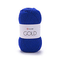 YarnArt GOLD (Голд) № 9045 електрик (Пряжа акрилова з люрексом, нитки для в'язання)