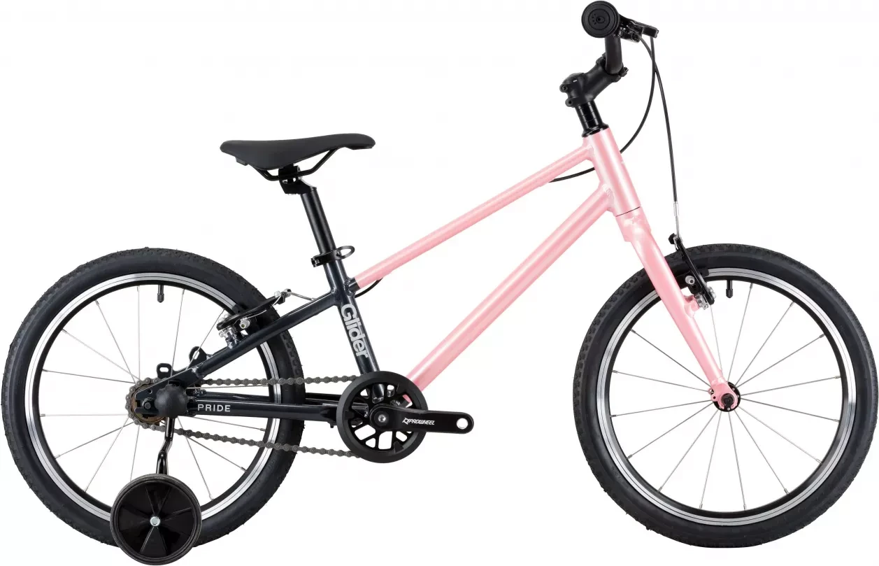 Велосипед 18 "Pride GLIDER 18 рожевий (6,8 кг)