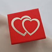 Коробочка для прикрас із магнітною застібкою та сердечками