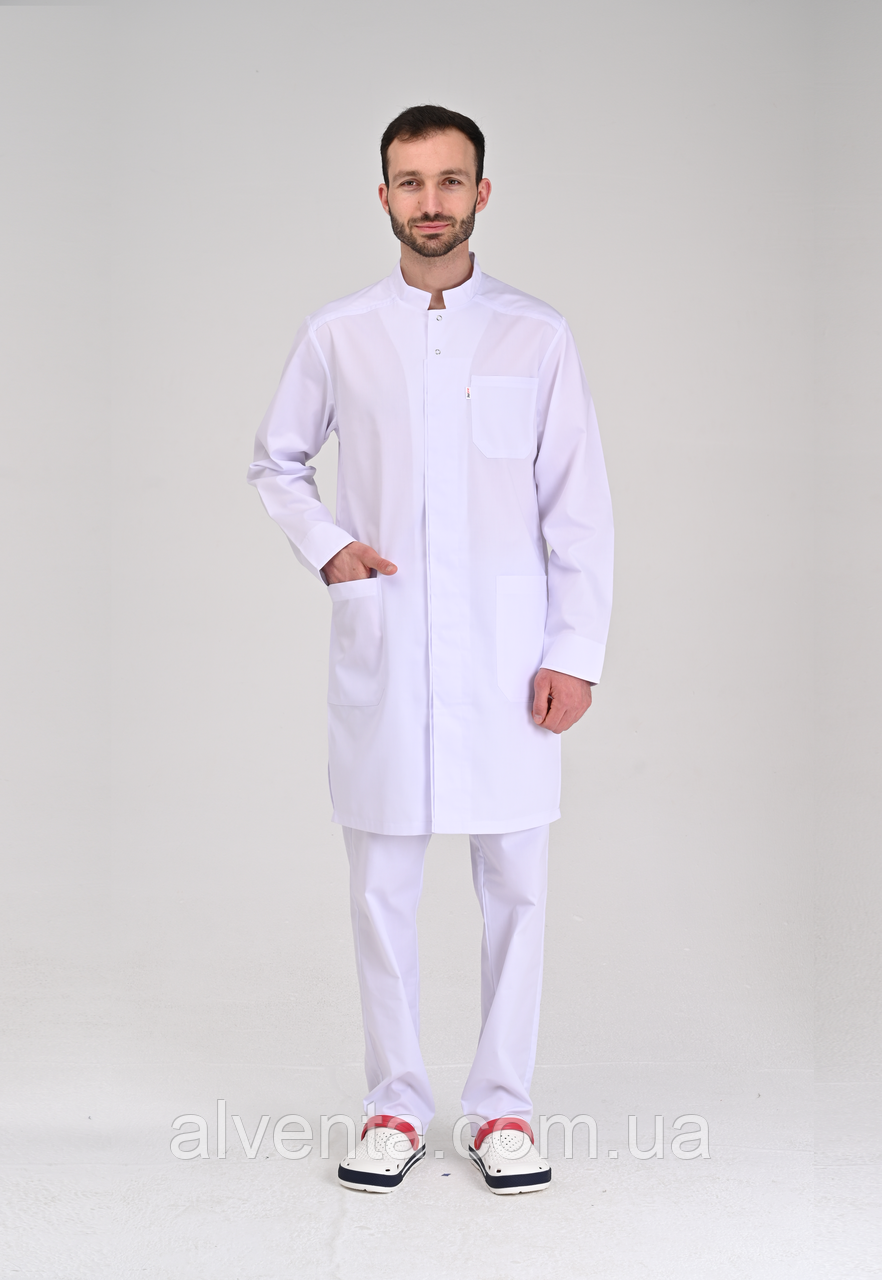 Медичний халат Осло білий