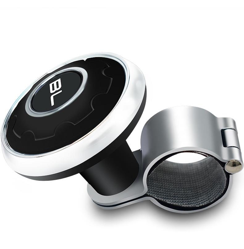 Ледарка на РУЛЬ, ручка на кермо, автомобільна ручка на рульове колесо Чорна, фото 1