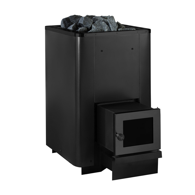 Піч для лазні РК-27SL anthracite c виносної топкою зі склом, фото 1