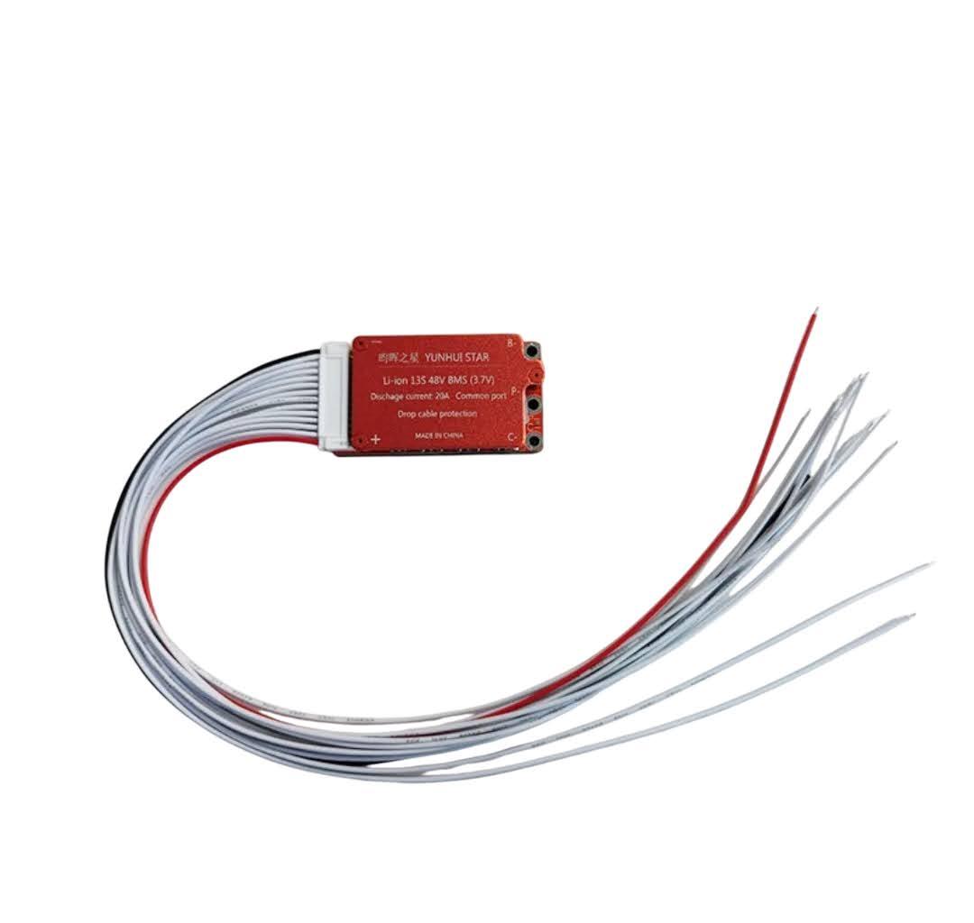 Плата захисту BMS 13S 48V(54.6V) li-ion 20A симетрія