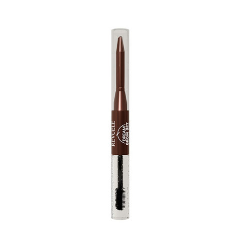 Олівець та фіксатор для брів 2 в 1 Revuele Dream Brow Set кавовий, 0,3 г + 5 мл