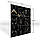 Панель пластикова стінова мозаїка ПЕТ Чорний мармур з прожилками 300х300х4мм плитка самоклейка ПВХ покриття, фото 2