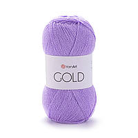 YarnArt GOLD (Голд) № 9384 бузок (Пряжа акрилова з люрексом, нитки для в'язання)