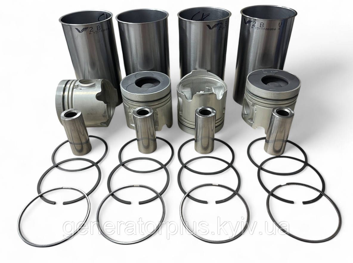 Поршнева група 4JA1 турбо (кругла камера згоряння), фото 1