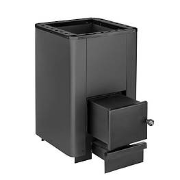 Дров'яна піч для лазні та сауни PK-16 anthracite з виносом