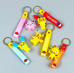 Брелоки гумові Пікачу 9,5 см