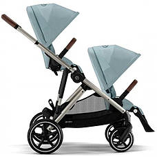 Коляска для двійні Cybex Gazelle S Sky Blue, фото 4