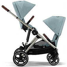 Коляска для двійні Cybex Gazelle S Sky Blue, фото 5