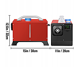 Автономний дизельний обігрівач (автономка Вебасто) VEVOR WF5001 8 кВт з пультом ДУ, фото 7