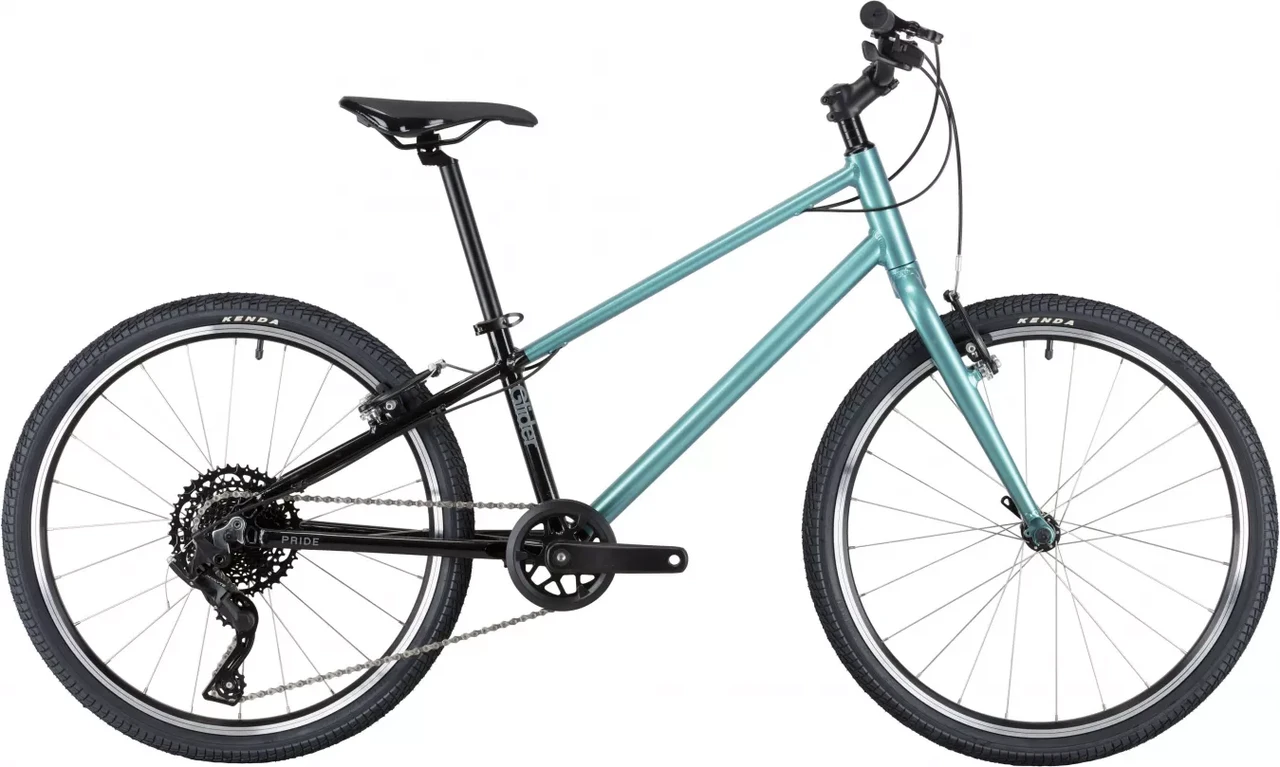 Велосипед 24" Pride GLIDER 4.1 2025 сіро-блакитний (8.3 кг), фото 1