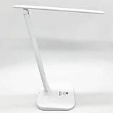 Настільна акумуляторна LED-лампа з USB-зарядкою TaigeXin TGX-782 1800 mAh, фото 4