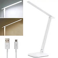 Настільна акумуляторна LED-лампа з USB-зарядкою TaigeXin TGX-782 1800 mAh