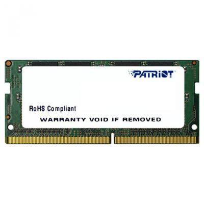 SoDIMM DDR4 4GB 2400 MHz Patriot (PSD44G240081S), фото 1