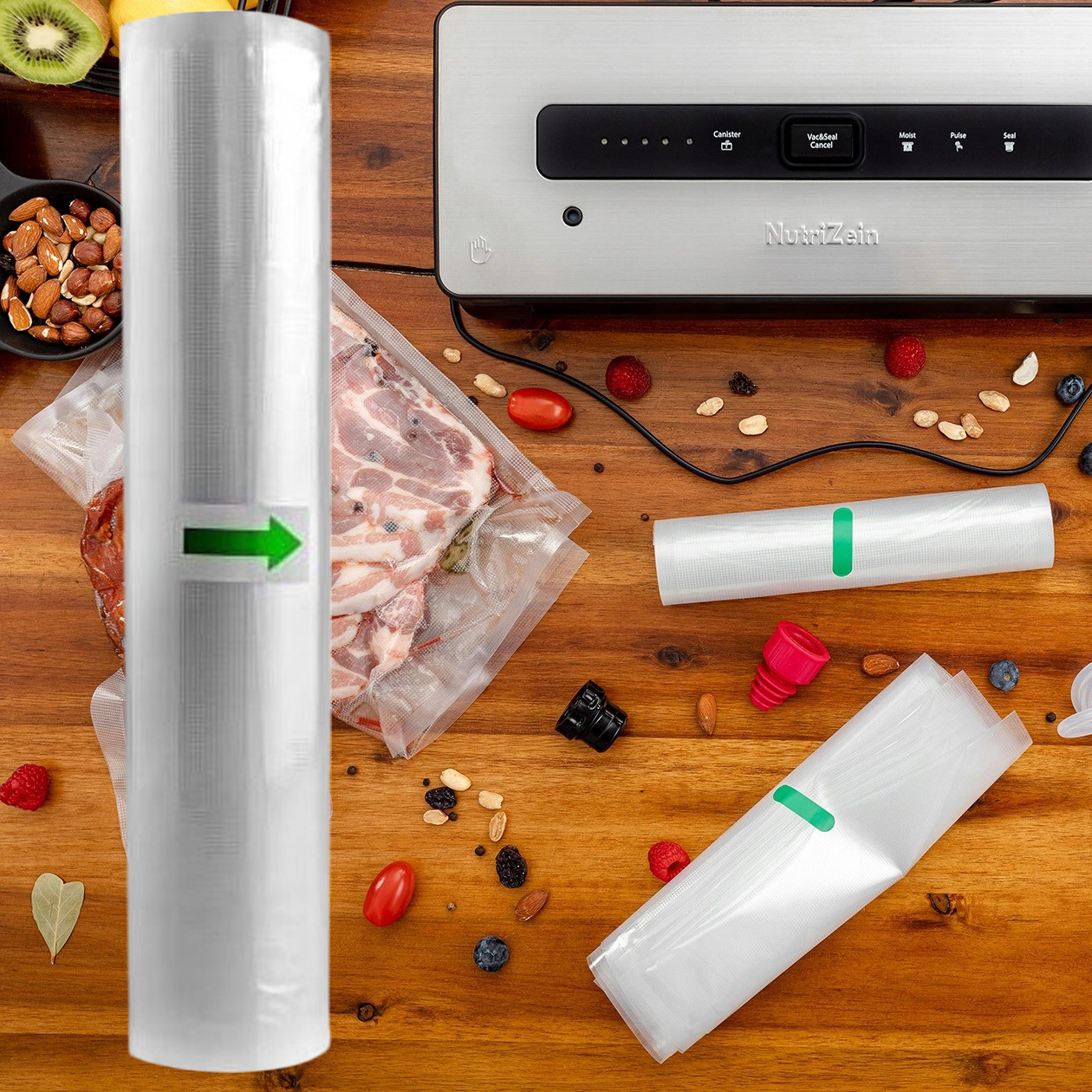 Плівка для вакуумного паковання Ruhhy 10313/Camry CR 4470.2 (28x600 см, рельєфна, для всіх типів вакууматорів), фото 1