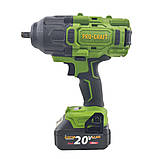 Акумуляторний гайковерт Procraft PWA80 (Кейс, 1 АКБ та ЗУ), фото 3