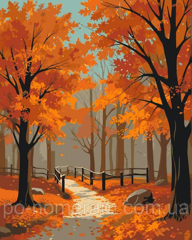 Полотно для малювання ArtCraft Осінній ліс (ACR-11055-AC) 40 х 50 см, фото 1