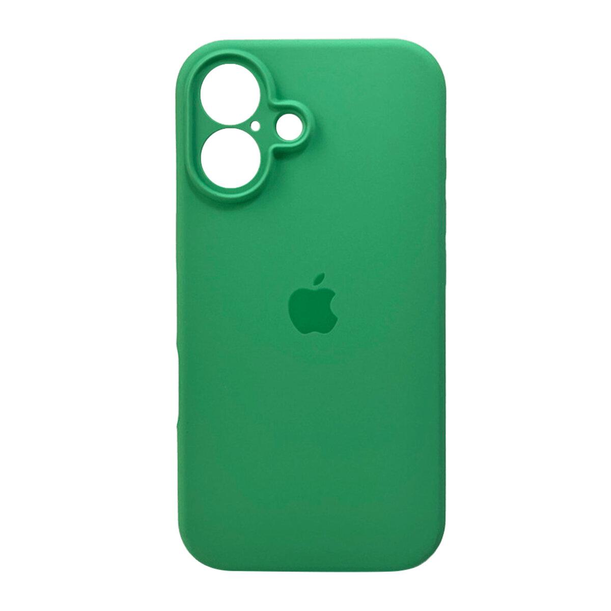 Силіконовий чохол із захистом для камери для Apple iPhone 16 30, Spearmint
