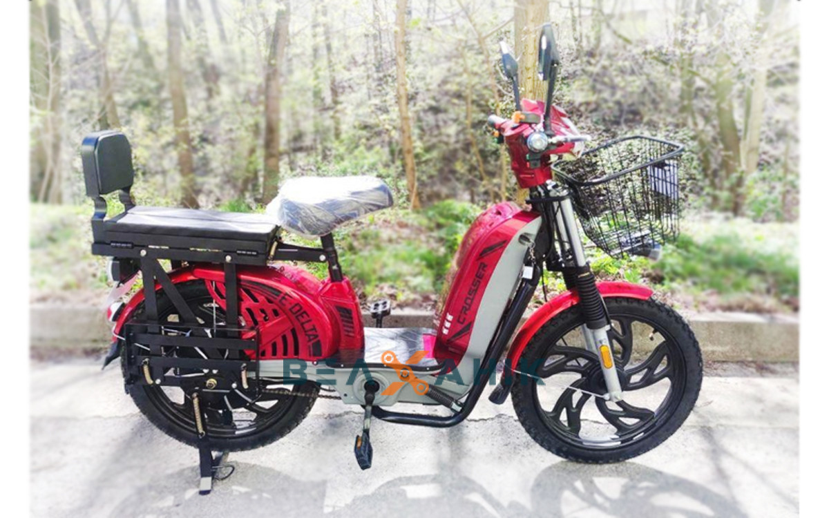 Електровелосипед Crosser E-Delta 60V 15Ah 800Вт Red